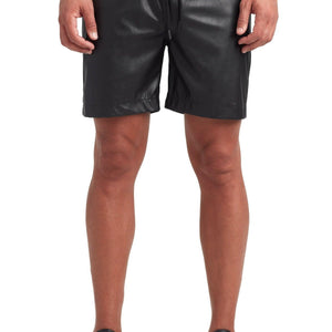 MONFRERE-bond-short-leather-noir