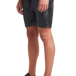 MONFRERE-bond-short-leather-noir