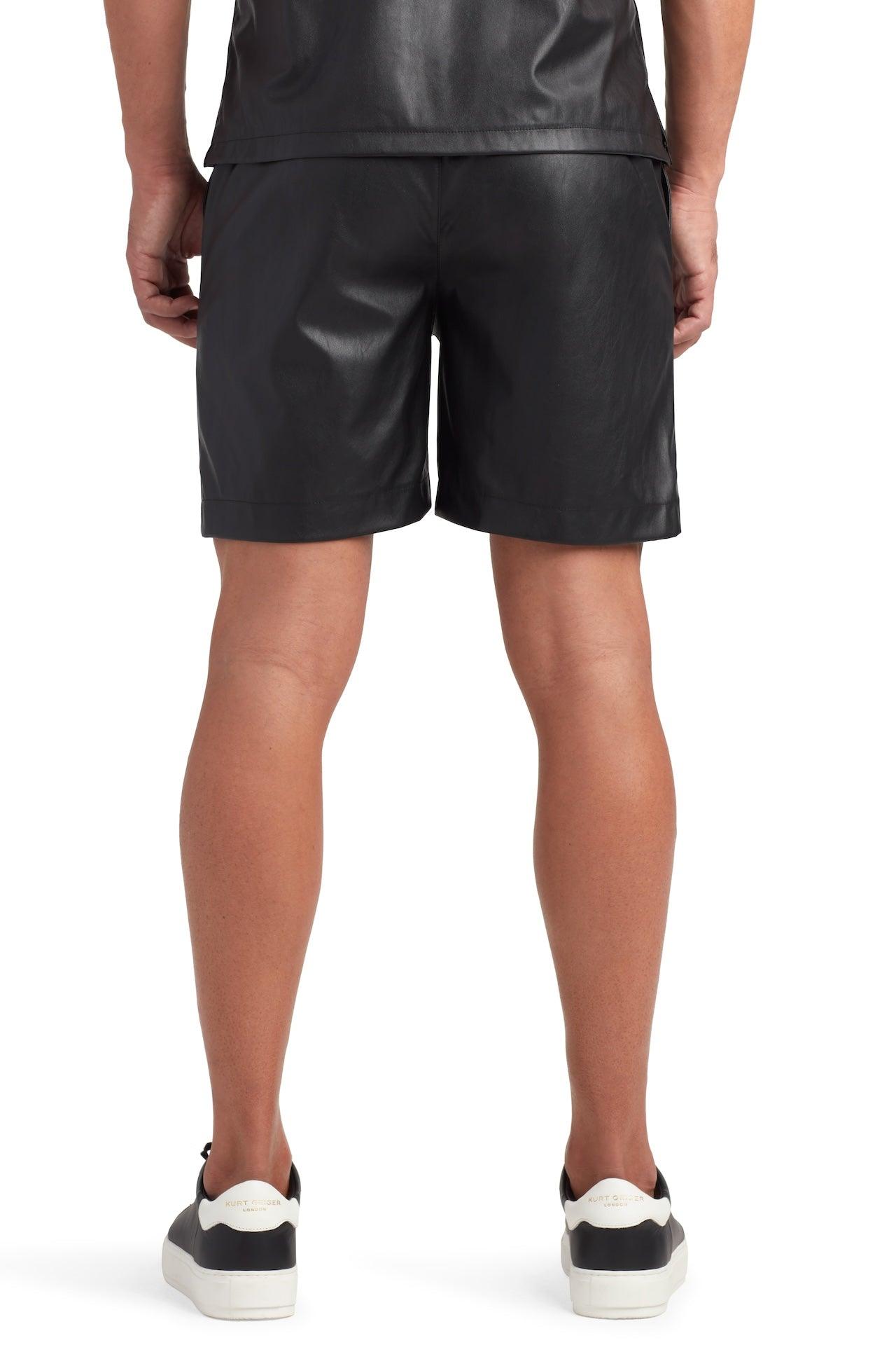 MONFRERE-bond-short-leather-noir