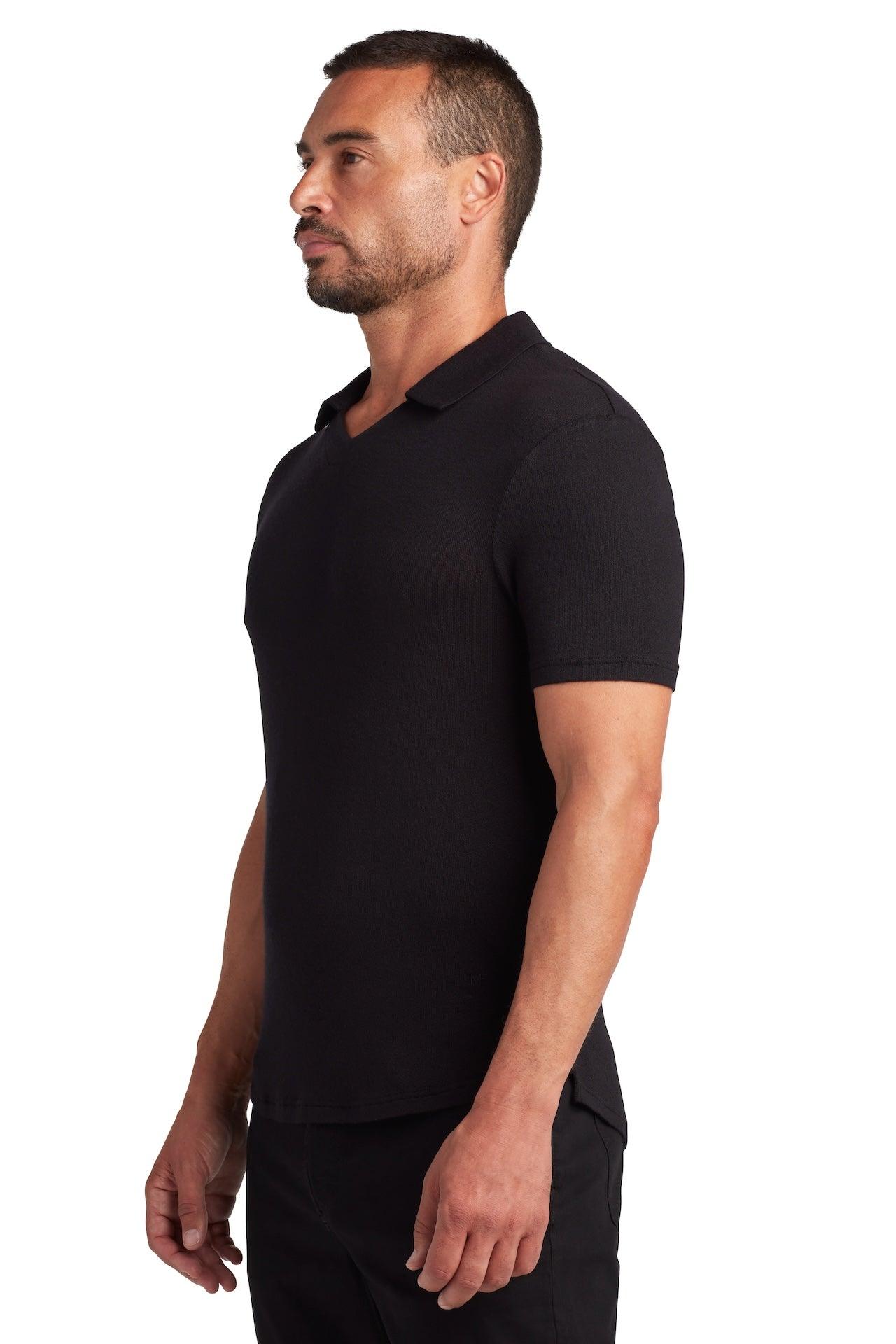 MONFRERE-bond-polo-crepe-noir