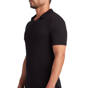 MONFRERE-bond-polo-crepe-noir