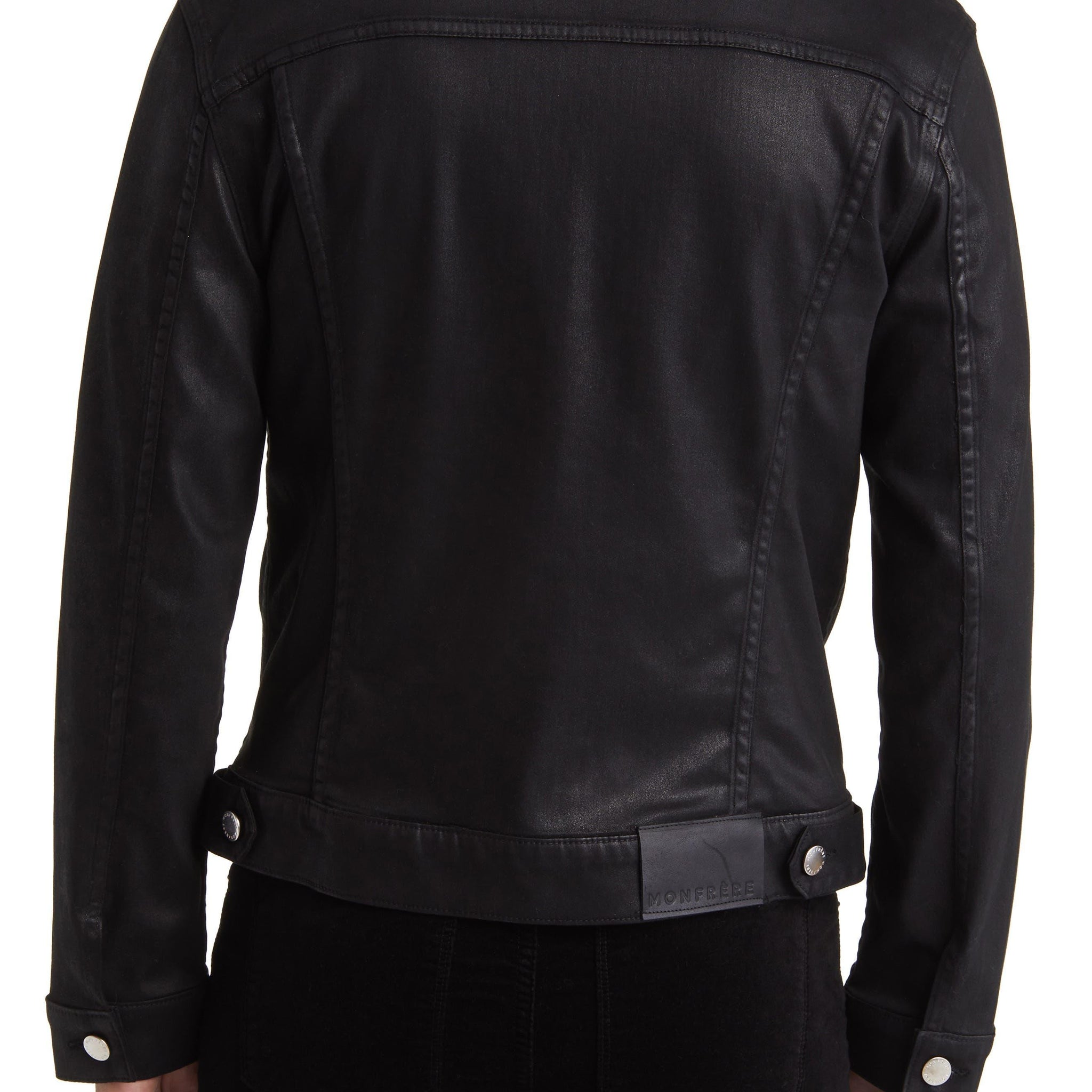 Dean Jacket Coated Noir - MONFRÈRE